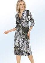 Nachthemd mit Satinband und langen &Auml;rmeln 