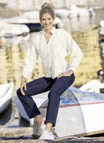 Jeans mit elastischem Formbund 