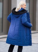 Mantel mit Reißverschluss an den Seitenschlitzen ROYALBLAU