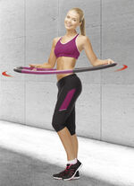 Hula-Hoop Reifen mit Wellenstruktur 