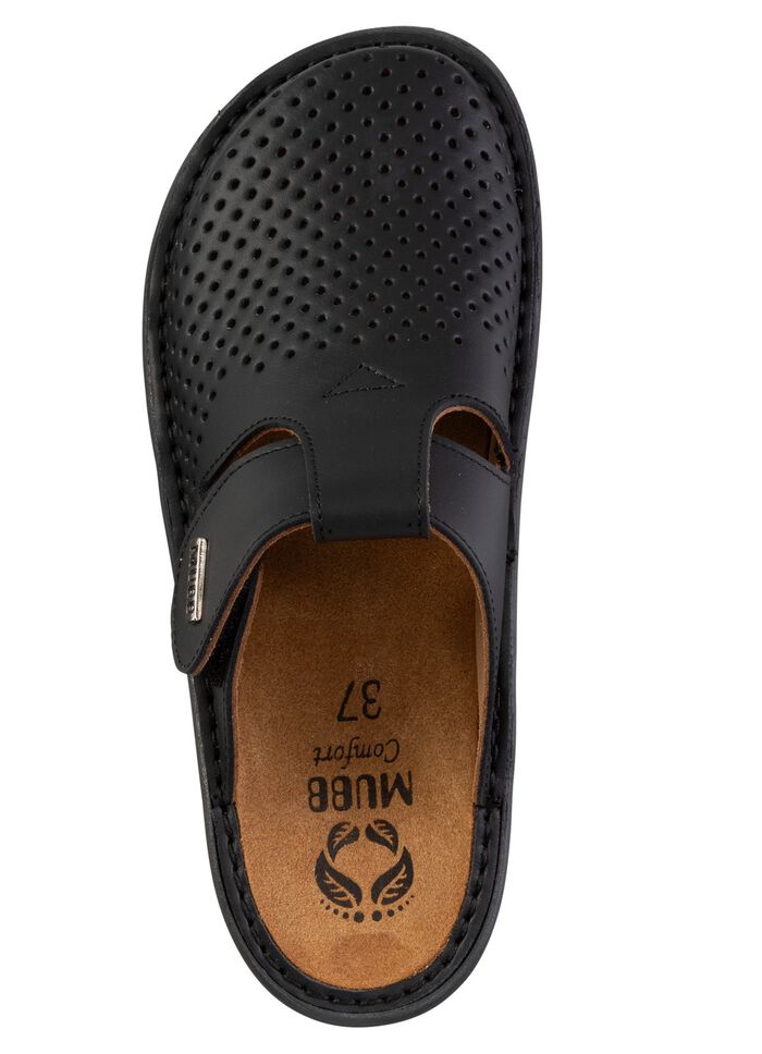 Mubb, sommerliche Damen-Clogs, Weite H, mit herausnehmbarem Fu&szlig;bett 