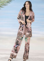 Laurina Blusenjacke mit farbbrillantem Druckdessin 