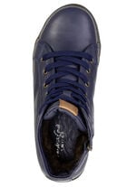 Andrea Conti, klassiche Damen-Stiefeletten, Winterschuhe, mit herausnehmbarem Fußbett MARINE