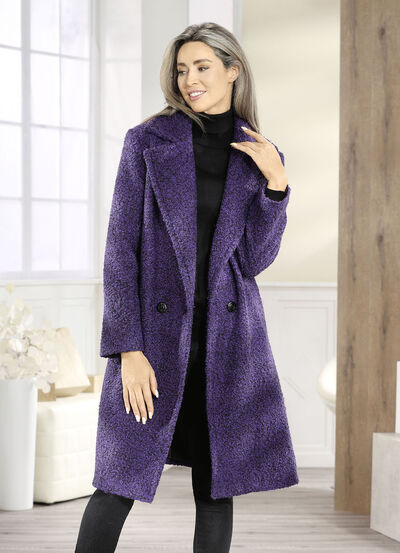 Mantel mit Knopfleiste 