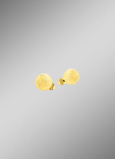Diamantierte Kugel-Ohrstecker 