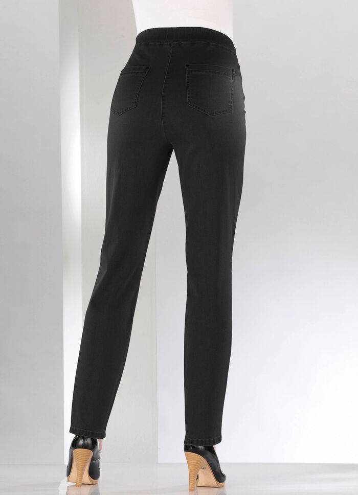 Bauchweg-Jeans in Schlupfform 