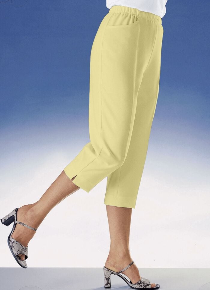 Caprihose mit praktischen Seitentaschen in 10  Farben 