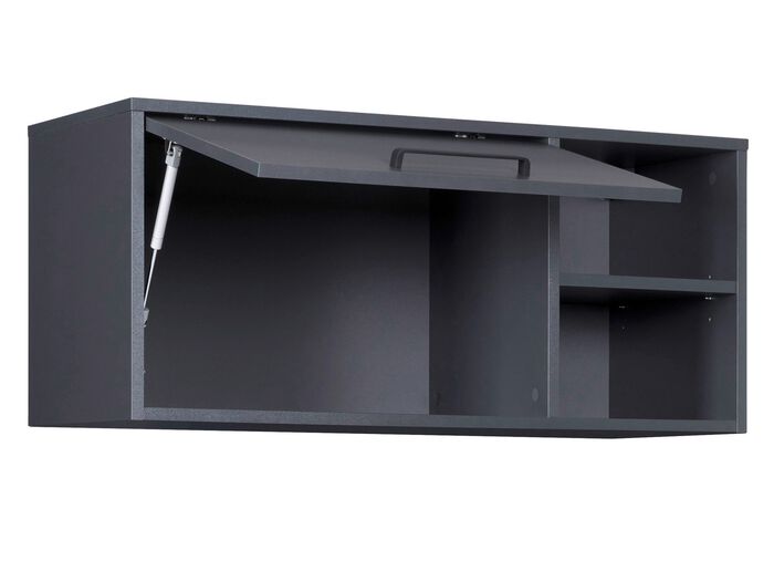 Raffinierte Schr&auml;nke mit Melaminbeschichtung ANTHRAZIT