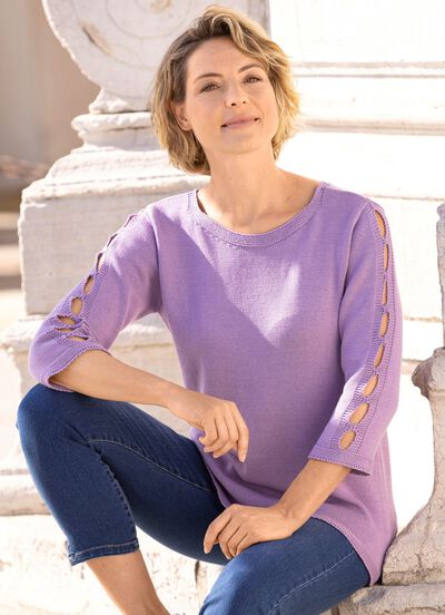 Pullover mit Cut-Outs 