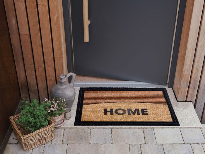 Fu&szlig;matte mit rutschhemmender R&uuml;ckseite 