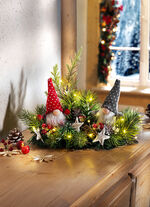 Beleuchtetes Gesteck, batteriebetrieben 