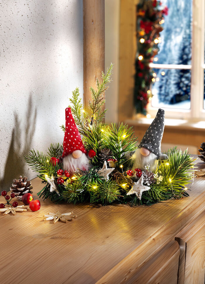 Beleuchtetes Gesteck, batteriebetrieben 