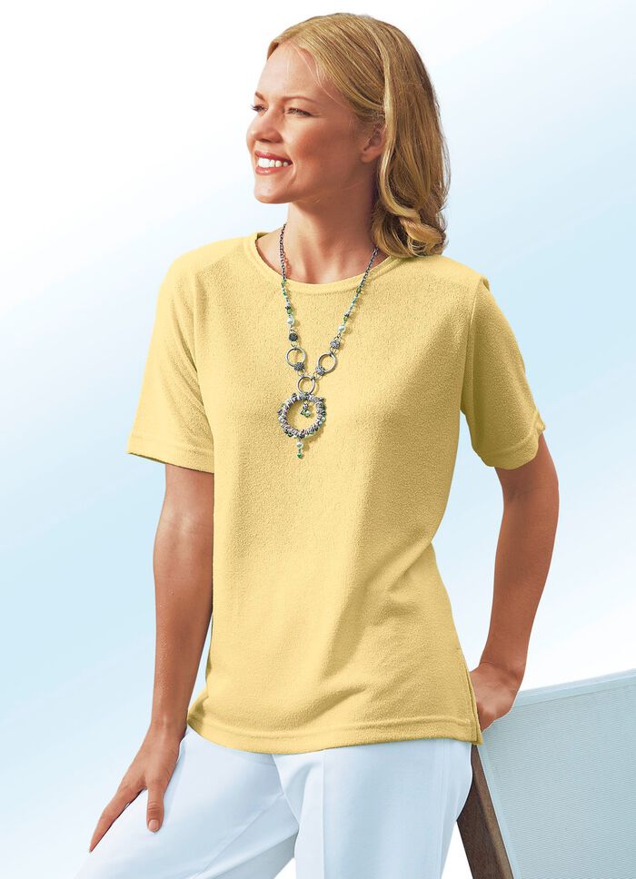 Shirt in 13 Farben mit kurzen &Auml;rmeln GELB