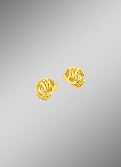 Klassische Knoten-Ohrstecker 
