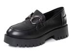 ELENA EDEN Loafer mit Metallschmuck SCHWARZ