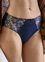 Susa Slip mit floraler Elastikspitze 