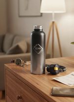 Trinkflasche mit Alarm 