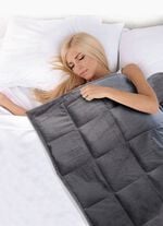 Gewichtsdecke mit Glasperlen-F&uuml;llung 