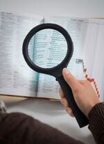 Extra gro&szlig;e Lupe mit LED-Licht 