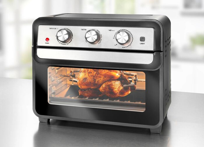 Hei&szlig;luft-Ofen &ndash; Ersetzt Backofen und Fritteuse 