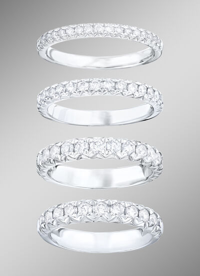 Memoire-Brillantring in verschiedenen Karatgewichten 