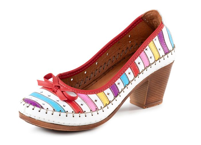 Gemini, modische Damen-Pumps, Weite G, aus Leder 