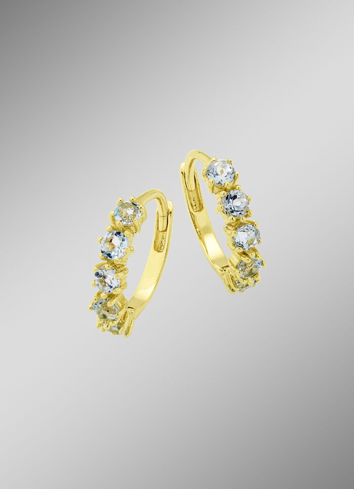 Creolen mit Blautopas 