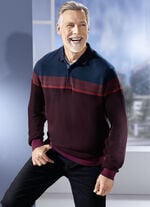 Poloshirt mit kurzer Knopfleiste 