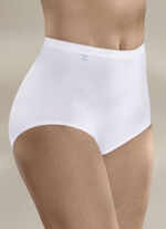 Sloggi Dreierpack Maxi Slip mit elastischen Abschl&uuml;ssen WEISS
