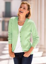 Strickjacke mit Z&ouml;pfchendessin LINDGR&Uuml;N