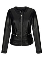 Blazer mit toniger Stickerei 