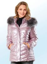 Jacke in Metallic-Optik 
