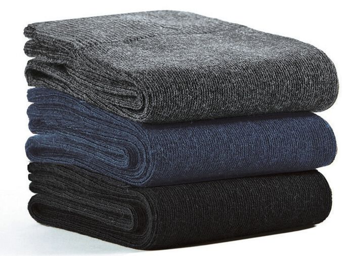 6 Paar Wohlf&uuml;hl-Socken MARINE