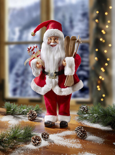 Weihnachtsmann mit  Aufziehtechnik 