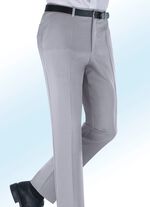Hose mit seitlichen Dehnbundeins&auml;tzen HELLGRAU MELIERT