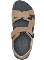 Gemini Sandale aus Rind-Nappaleder TAUPE