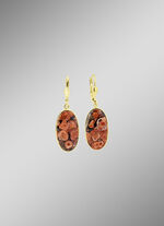 Schöne Unikate: Ohrringe mit Flower Opal 