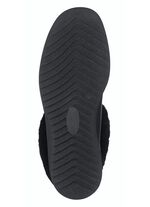 Stiefeletten mit flauschigem Lammfellkragen SCHWARZ