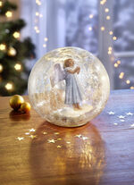 Glaskugel mit Beleuchtung 