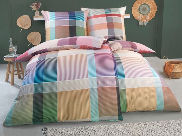 Mako-Satin Bettw&auml;sche-Garnitur 