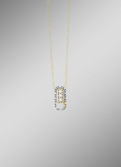 Moderner Anh&auml;nger mit Brillanten 