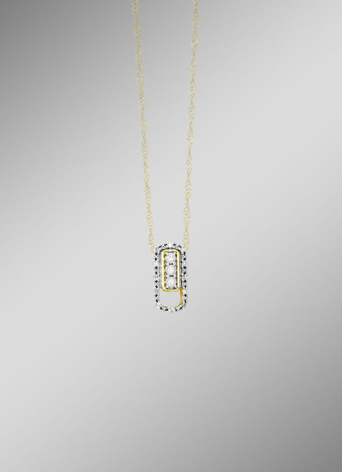 Moderner Anh&auml;nger mit Brillanten 