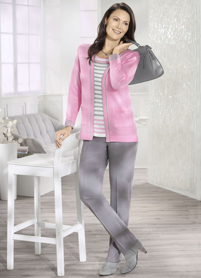 Jerseyhose in 9 Farben MITTELGRAU