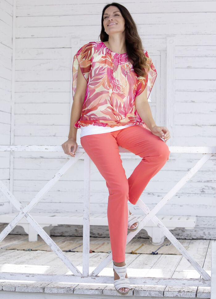 Hose in Schlupfform in 14 Farben PAPAYA