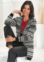 Strickjacke mit feinen Strukturen 