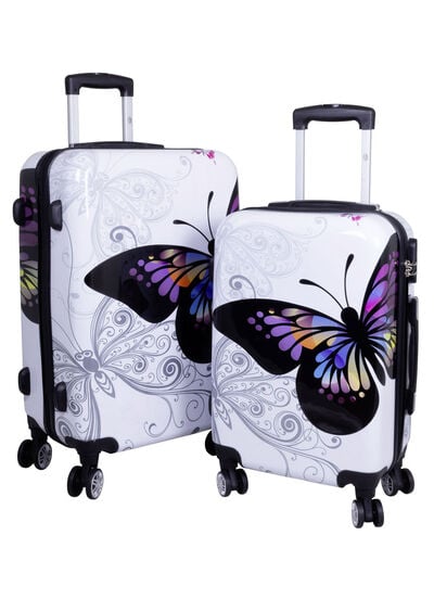 Koffer-Set, 2-teilig, mit integriertem Zahlenschloss 