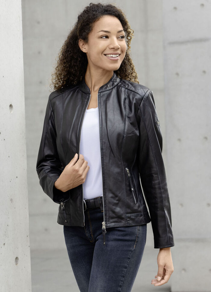 Lederkurzjacke von „Cabrini“ 