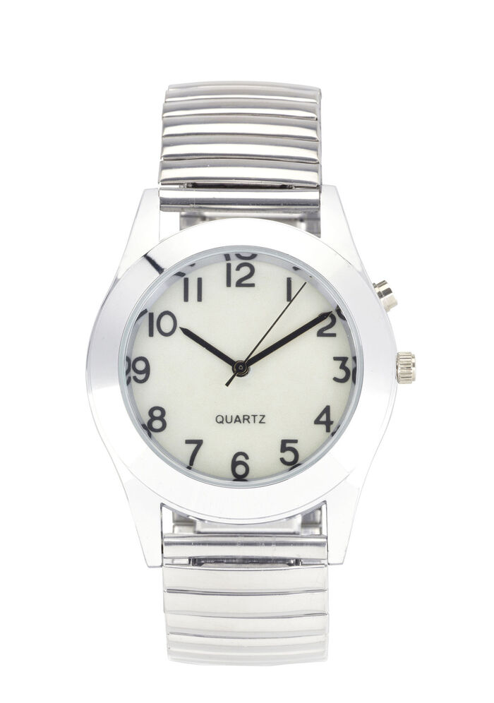 Armbanduhr mit Stretcharmband 