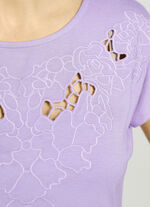 Shirt mit modischen Cut-Outs 