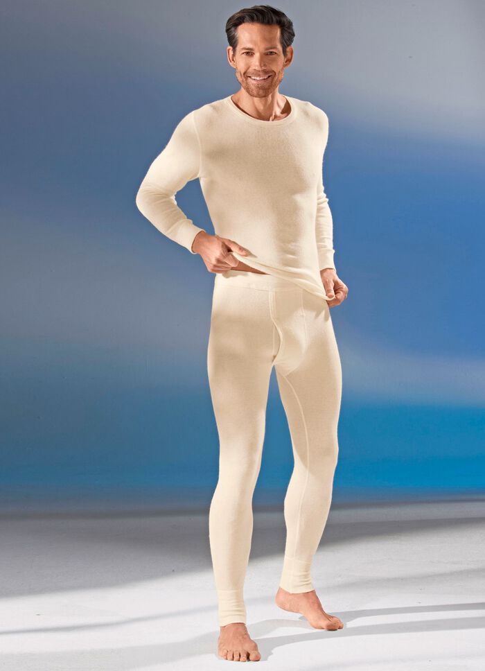 Schlupfjacke, langarm, mit Angora, in Ecru 